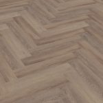 LVT One Flor EUROPE OFD-055-265 - Cerused Oak Dark Natural Herringbone