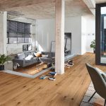 Parchet triplu-stratificat Authentic oak lightly smoked look 9027