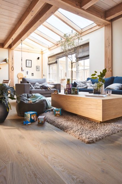 Parchet triplu-stratificat Authentic off-white oak 9017