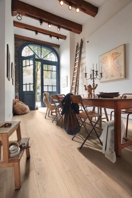 Parchet triplu-stratificat Off-white oak lively 9012