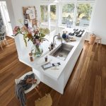 Parchet triplu-stratificat American walnut lively 9009