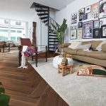 Parchet triplu-stratificat American walnut lively 9009