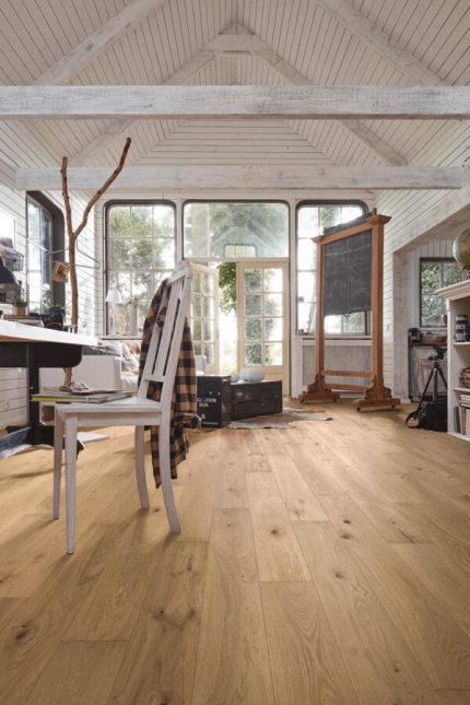 Parchet triplu-stratificat Authentic greige oak 9006