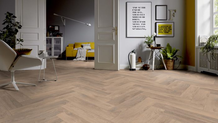 Laminat TerHurne Oak Chalet herringbone 3120 - imagine 2