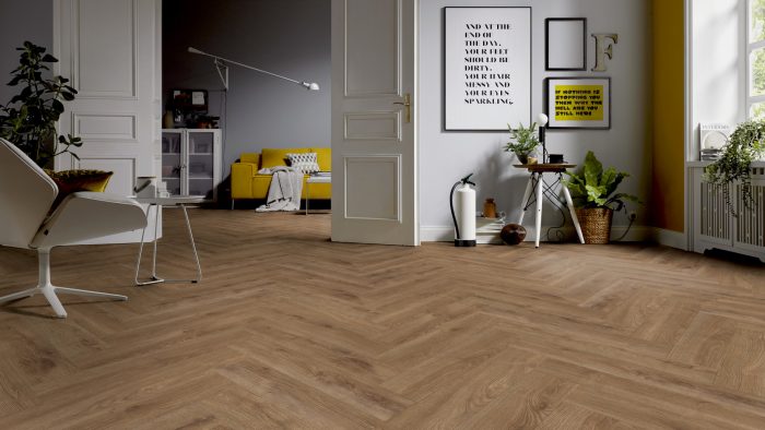 Laminat TerHurne Oak Lodge herringbone 3116 - imagine 2