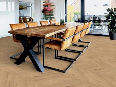 Laminat TerHurne Oak Patio herringbone 3121