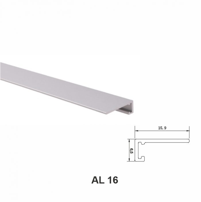 AL 16, mini plintă pentru pardoseli, White Matt, 2,5m