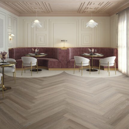 LVT, herringbone, vinil